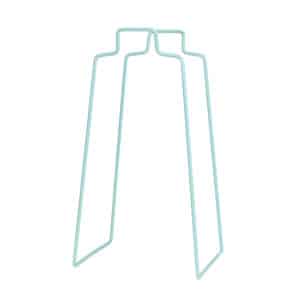 Müllsackständer Metal Tuetenhalter Papiertuetenhalter Everyday Design Metallhalter fuer gelben Sack Müllsackhaelter Helsinki aufbewahrung recycling türkis hellgrün