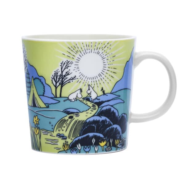 Mumin Tasse 2024 Spring Frühling hellgrün Moomin's Day Arabia (Finland) limitiert
